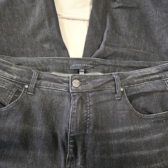 Worn Once!! RISEN high-waisted black flare stretch jeans - Picture 1 of 3